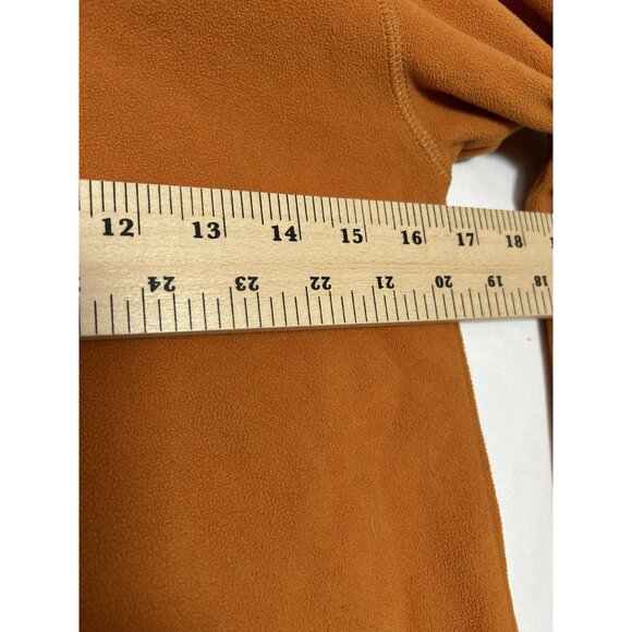 The North Face Boys Medium TKA 100 Fleece Pullover Jacket Orange 1/4 Zip - Picture 12 of 12